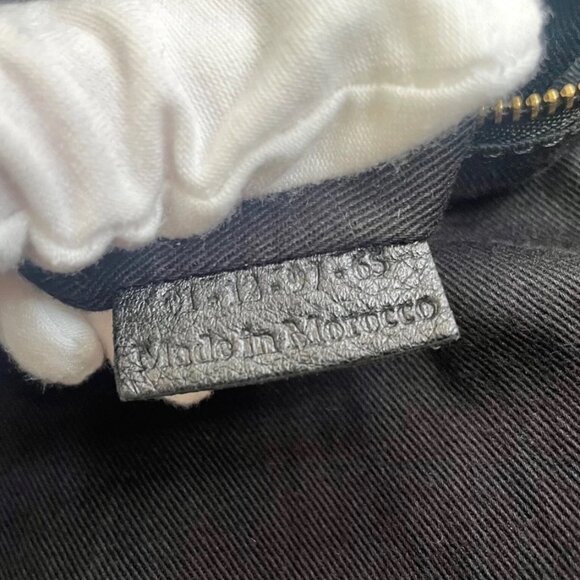 See By Chloe Leopard purse shoulder bag in beige/black canvas & black leather - Picture 9 of 16